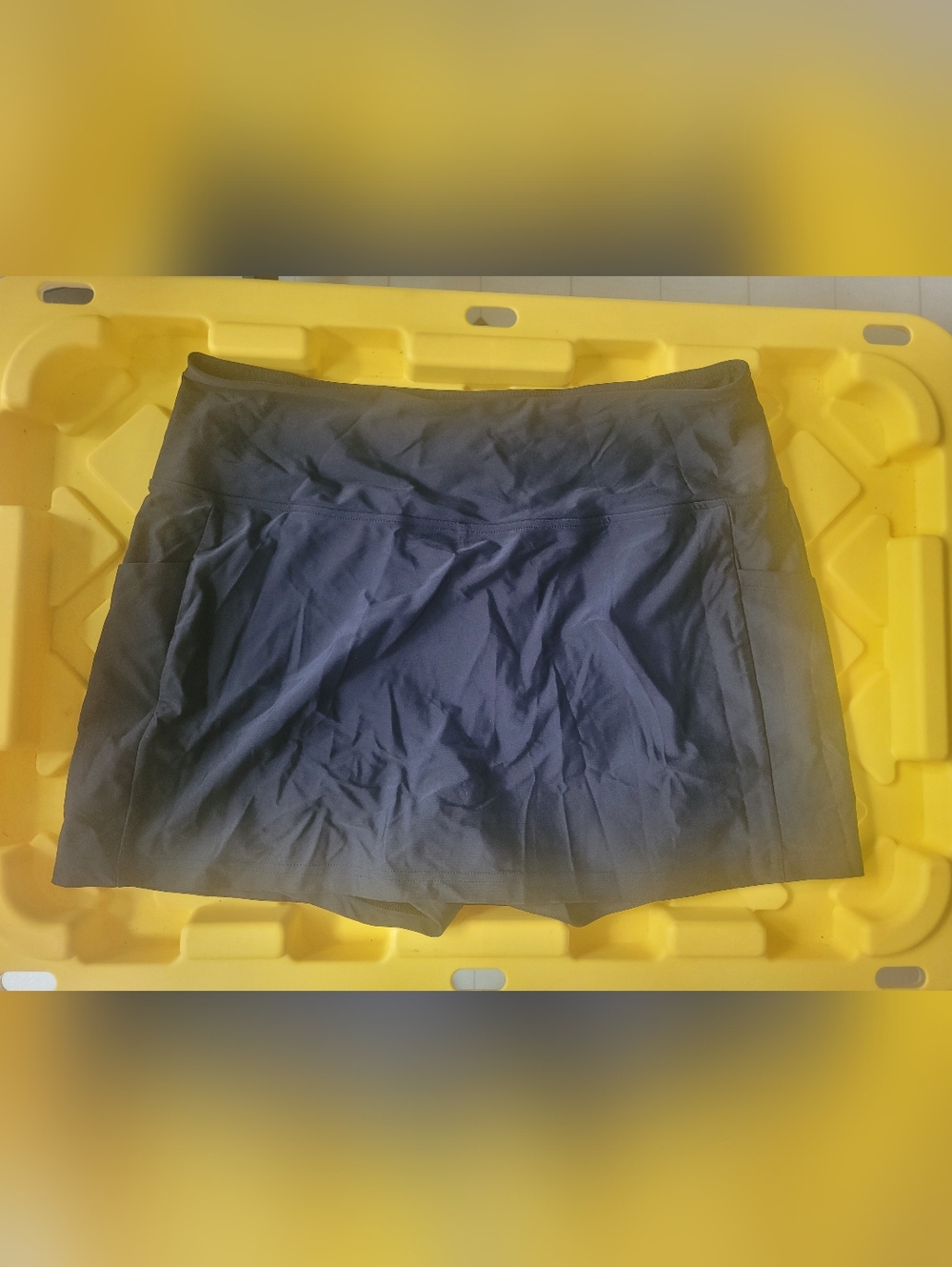 Soothfeel Skort Size XL Black Sporty Stretch Athletic Gym Golf Tennis NWT